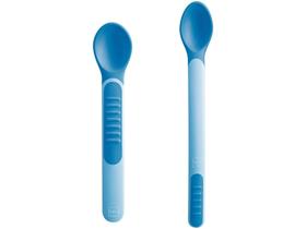 Colher para Bebê Termossensível MAM 9133 Azul Colher para Bebê Termossensível MAM 9133 Azul