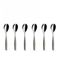 Colher para Café 13cm Inox 6 peças Prata Glamour Bugatti Colher para Café 13cm Inox 6 peças Prata Glamour Bugatti