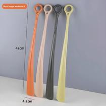 Colher Para Calçar Sapatos Com Cabo Longo De 47cm E Anel De Suspensão Para Pessoas Idosas E Grávidas Colher Para Calçar Sapatos Com Cabo Longo De 47cm E Anel De Suspensão Para Pessoas Idosas E Grávidas