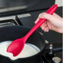 Colher para Preparar e Servir Alimentos de Silicone Sem Cheiro e Sem Odor