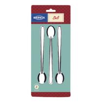 Colher para Refresco com 3 Peças Beli - 2050/327 - BRINOX Colher para Refresco com 3 Peças Beli - 2050/327 - BRINOX