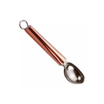 Colher Para Servir Bola de Sorvete Massa Pegador Em Aço Inox Cabo Rose Genova Kehome