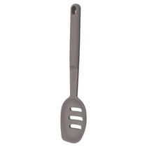 Colher Para Servir Vazada Softta em Silicone Cinza - Tramontina 25853160