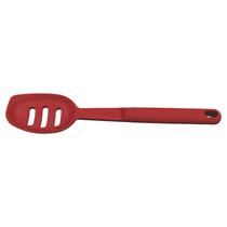 Colher para Servir Vazada Tramontina Softta de Silicone Vermelho