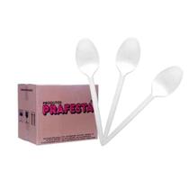 Colher Para Sobremesa Branca Prafesta Ref.8904 C/1000 Colher Para Sobremesa Branca Prafesta Ref.8904 C/1000