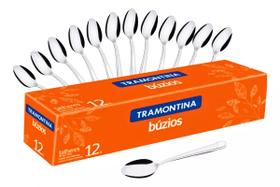 Colher para Sobremesa Búzios em Aço Inox com 12 Peças 23756000 Tramontina