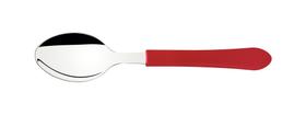 Colher para Sobremesa Tramontina Leme com Lâmina em Aço Inox e Cabo de Polipropileno Vermelho Colher para Sobremesa Tramontina Leme com Lâmina em Aço Inox e Cabo de Polipropileno Vermelho