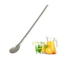 Colher Para Suco e Drink Bailarina Aço Inox Barman Longa 30 cm