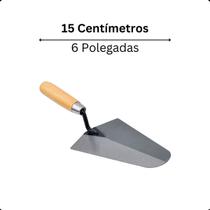 Colher Pedreiro Reto Redondo Aço Carbono Reforçado Obra Reboco Massa Construção Marceneiro Número 6 7 8 9 10 Polegadas Pequena Grande Redonda Quadrada - Fertak Tools