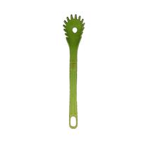 Colher Pegador De Macarrão Nylon Talher Utensílio Verde 28Cm