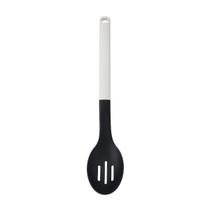 Colher Perfurada KitchenAid Nylon Branca Multiuso para Servir Cozinha Utensílio Escorrer Alimentos Antiaderente Resistente Durável Colher Perfurada KitchenAid Nylon Branca Multiuso para Servir Cozinha Utensílio Escorrer Alimentos Antiaderente Resistente Durável