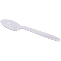 Colher Plastica Descartavel Refeicao Premium Cristal PCT com 50 - GNA Colher Plastica Descartavel Refeicao Premium Cristal PCT com 50 - GNA