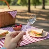 Colher Plástica Refeição Descartável Cristal Transparente com 250 unidades strawplast/magitu/ultratalher Colher Plástica Refeição Descartável Cristal Transparente com 250 unidades strawplast/magitu/ultratalher