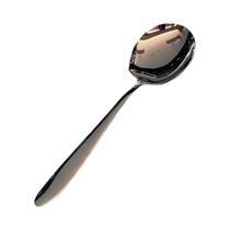 Colher Redonda Grande De Aço Inoxidável Dourada Com Cabo Longo Para Misturar Sobremesas Na Cozinha Colher Redonda Grande De Aço Inoxidável Dourada Com Cabo Longo Para Misturar Sobremesas Na Cozinha