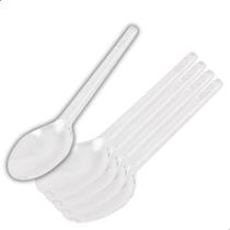 Colher Refeição Cristal Plastfood Pac com 50 unidades