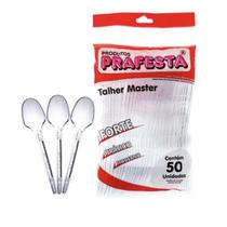 Colher Refeicao Master Prafesta 50un Cristal