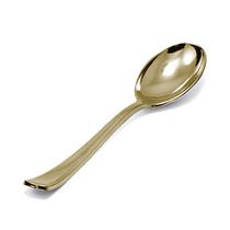 Colher Refeição Premium Dourada - 8 un - Silver Festas