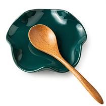 Colher Rest Miamolo Ceramic 13 cm de cozinha verde escuro Colher Rest Miamolo Ceramic 13 cm de cozinha verde escuro