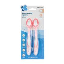 Colher Sensitiva 2pcs Boo Pink KikkaBoo
