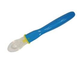 Colher Silicone Flexível 3M+ Azul Ibimboo