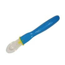 Colher Silicone Flexível Azul - Ibimboo