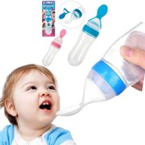 Colher silicone para bebê infantil dosadora 90 ml