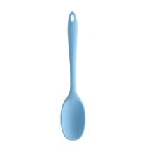 Colher Silicone Utensílio De Cozinha Arroz Mexer Azul