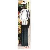 Colher Simonaggio Mesa Belize 3 Pecas Preta 101.103.0101.002 Colher Simonaggio Mesa Belize 3 Pecas Preta 101.103.0101.002