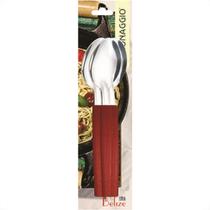Colher Simonaggio Mesa Belize 3Pecas Vermelha 101.103.0101.007 Colher Simonaggio Mesa Belize 3Pecas Vermelha 101.103.0101.007