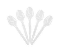 Colher sobremesa elite branco c/50 und