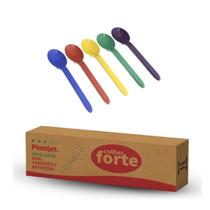 Colher Sobremesa Mista Forte 12cm Plastjet 800un