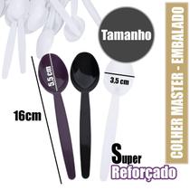 Colher super reforçada em sache com 100 unid 16cm master