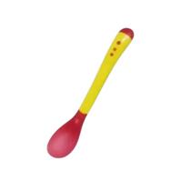 Colher Termo Sensível Bebe Refeição Infantil Ponta Silicone