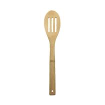 Colher Vazada De Bambu Mozcada 30cm Orgânica Multiuso Colher Vazada De Bambu Mozcada 30cm Orgânica Multiuso