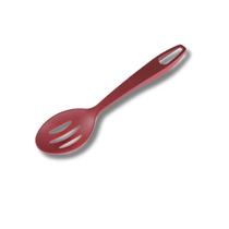 Colher Vazada De Cozinha Cor Cereja Nylon Resistente 29,7cm