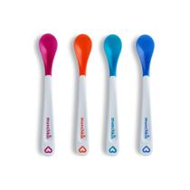 Colheres de Bebê Munchkin White Hot Safety - Sem BPA - Pacote com 4 Colheres de Bebê Munchkin White Hot Safety - Sem BPA - Pacote com 4