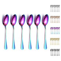 Colheres de jantar Kyraton Rainbow 18/0 em aço inoxidável 6 peças Colheres de jantar Kyraton Rainbow 18/0 em aço inoxidável 6 peças