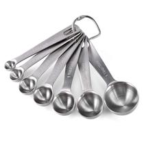 Colheres de medição U-Taste 18/8 em aço inoxidável, conjunto de 7