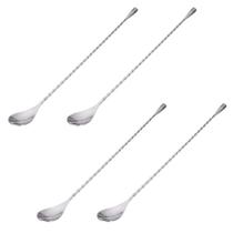 Colheres de mistura SourceTon em aço inoxidável 30cm 4 unidades Colheres de mistura SourceTon em aço inoxidável 30cm 4 unidades