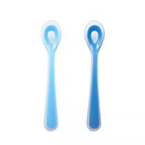 Colheres De Silicone Com 2 Und Azul Kababy 1020A Colheres De Silicone Com 2 Und Azul Kababy 1020A