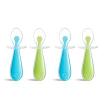 Colheres de silicone Scoop Trainer Munchkin, 4 unidades para bebês