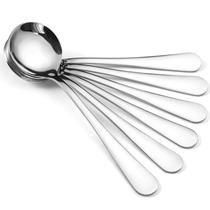 Colheres de sopa Hiware Redondas de Aço Inoxidável, conjunto de 12 Colheres de sopa Hiware Redondas de Aço Inoxidável, conjunto de 12