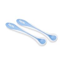 Colheres Infantil Termossensível 2 Unidades 4m+ Baby NUBY Cor:Azul Colheres Infantil Termossensível 2 Unidades 4m+ Baby NUBY Cor:Azul
