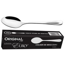 Colheres Mesa Inox Euro com 12 Pçs Original Line