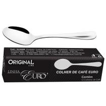 Colheres para Café Inox Euro com 12 Pçs Original Line