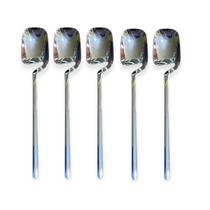 Colheres Sobremesa Vazada Prata Descartável 14cm- Kit 6un Colheres Sobremesa Vazada Prata Descartável 14cm- Kit 6un