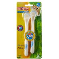 Colheres Termo Sensível Azul C/2 Nuby