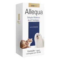 Colírio Allequa UCB Vet Solução Oftalmológica Para Cães e Gatos 10ml