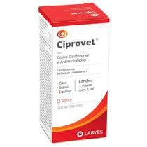 Colírio Cicratizante e Antimicrobiano Ciprovet 5ml - Labyes