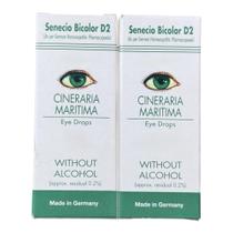 Colírio Cineraria Maritima 10 ml Kit com 2 Sem Álcool Colírio Cineraria Maritima 10 ml Kit com 2 Sem Álcool